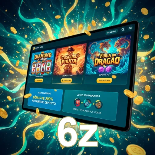 Imagem de 6z Plataforma: plataforma de jogos com acesso
